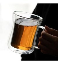 Çılgıntrend Çift Cidarlı Borosilikat Cam Kupa 250 ml