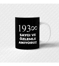 Etiketci Abla Atatürk 10 Kasım Kupası - Çift Taraflı Baskı