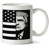 Art Hediye Trump In Flag.Png İki Tarafı Baskılı Kupa Bardak