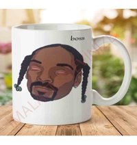 Art Hediye 1-1220 Snoop Dogg İki Tarafı Baskılı Kupa Bardak