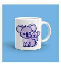 Mini Maker Kids Koala Ve Yavurusu Kupa Bardak