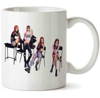 Art Hediye Black Pink 4 İki Tarafı Baskılı Kupa Bardak