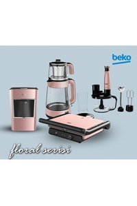 Beko Floral 4'lü Elektronik Çeyiz Seti Rose Gold