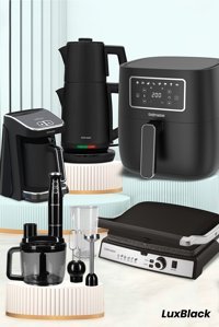 Goldmaster LuxBlack 27 Parça Elektronik Çeyiz Seti Siyah