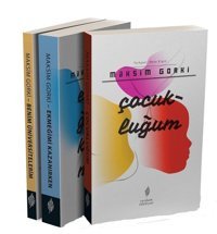 Gorki Otobiyografik Üçleme Seti-3 Kitap Takım Maksim Gorki Yordam Edebiyat