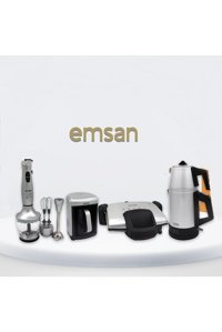Emsan 4'lü Elektronik Çeyiz Seti Gri