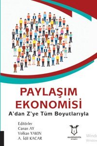 Paylaşım Ekonomisi Kolektif Akademisyen Kitabevi