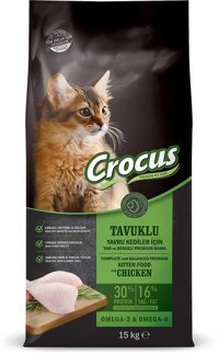Crocus Tavuk Aromalı Yavru Kuru Kedi Maması 15 kg
