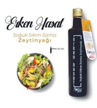 Solive Soğuk Sıkım Organik Polifenolsüz Erken Hasat Cam Sızma Zeytinyağı 500 ml