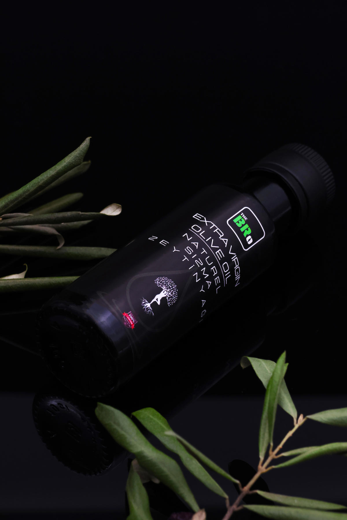 Thebro Soğuk Sıkım Organik Polifenolsüz Cam Sızma Zeytinyağı 100 ml