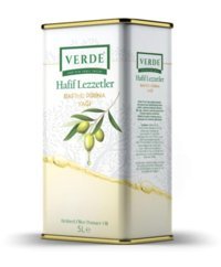 Verde Rafine Pirina Organik Polifenolsüz Teneke 5 lt