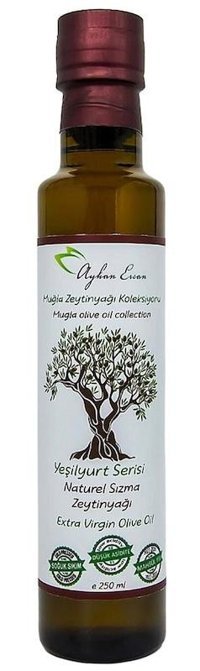 Ayhan Ercan Yeşilyurt Serisi Soğuk Sıkım Organik Polifenolsüz Cam Sızma Zeytinyağı 250 ml