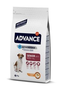 Advance ActiveDefense Tavuklu Küçük Irk Yaşlı Kuru Köpek Maması 3 kg