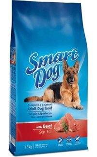 Smart Dog Biftek Tüm Irklar Yetişkin Kuru Köpek Maması 15 kg