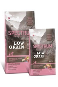 Spectrum Low Grain Kuzu Etli-Yaban Mersin Tüm Irklar Yavru - Yetişkin Kuru Köpek Maması 13 kg