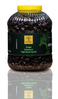 Hacı Kuşçu Zeytinyağı Siyah Zeytin 3.4 kg