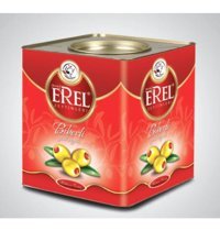 Erel Zeytinleri Biberli Yeşil Zeytin Teneke 10 kg