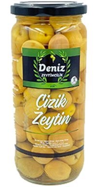 Deniz Zeytincilik Çizik Yeşil Zeytin Kavanoz 300 gr