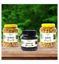 Ehlizade Sele Çizik Siyah - Yeşil Zeytin 1 kg