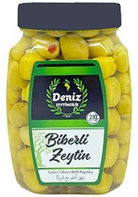 Deniz Zeytincilik Biberli Yeşil Zeytin 700 gr