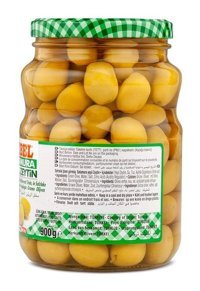 Cebel Kokteyl Yeşil Zeytin Kavanoz 900 gr