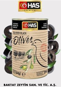 Has Premium Siyah Zeytin 4 kg