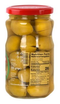 The Mill Çizik Yeşil Zeytin Kavanoz 350 gr
