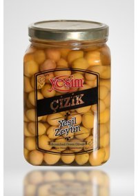 Yeşim Çizik Yeşil Zeytin 900 gr