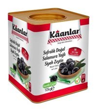 Kaanlar Siyah Zeytin Teneke 10 kg