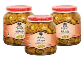 Zeykur Izgara Yeşil Zeytin 3x900 gr