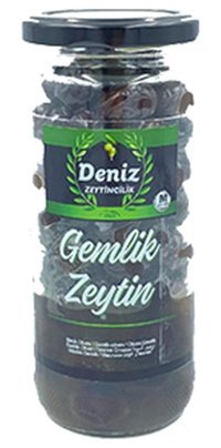 Deniz Zeytincilik Siyah Zeytin Kavanoz 300 gr