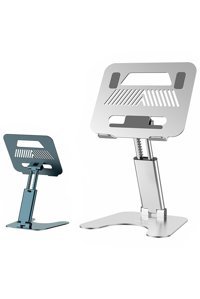 Earldom EH201 Metal Dikey Ayarlanabilir Taşınabilir Ayaklı Hareketli Laptop Standı
