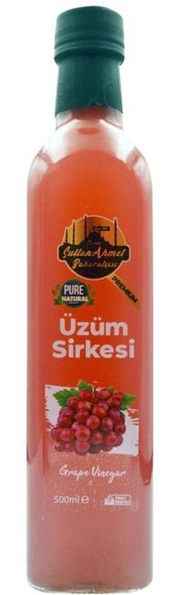 Tarihi Sultan Ahmet Baharatçısı Üzüm Sirke 500 ml