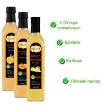 Hanzade Bitkisel Portakal - Mandalina - Limon Sirke 500 ml
