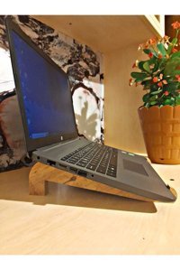 Azat Karoser Ahşap Taşınabilir Laptop Standı