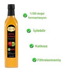 Hanzade Bitkisel Elma Sirke 500 ml