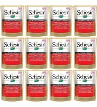 Schesir Yetişkin Levrek-Tavuk Yaş Kedi Maması 100 gr