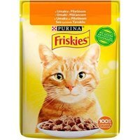 Friskies Yetişkin Tavuklu Parça Etli Yaş Kedi Maması 85 gr