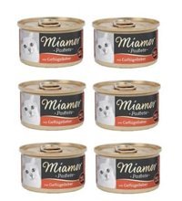 Miamor Pastete Yetişkin Ciğer Parça Etli Yaş Kedi Maması 6x85 gr