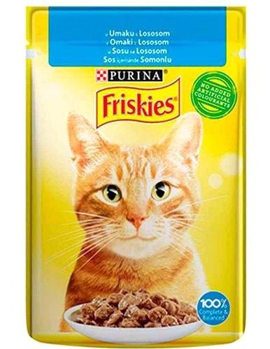 Friskies Yetişkin Somon Parça Etli Yaş Kedi Maması 85 gr