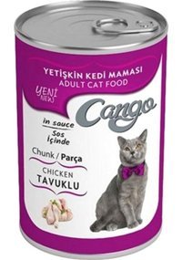 Cango Yetişkin Tavuklu Yaş Kedi Maması 415 gr