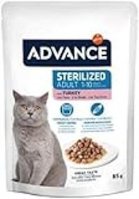 Advance Sterilised Yetişkin Hindi Yaş Kedi Maması 85 gr