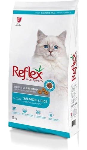 Reflex Sterilised Yetişkin Kısırlaştırılmış Somon-Tavuk Yaş Kedi Maması 15 kg