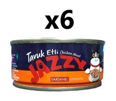 Dardanel Jazzy Yetişkin Tavuklu Yaş Kedi Maması 6x95 gr