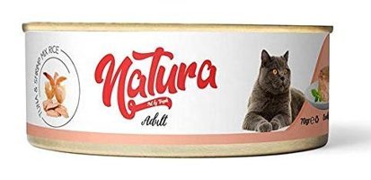 Natura Yetişkin Karides-Ton Balığı Jöleli Yaş Kedi Maması 70 gr