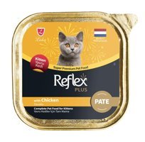 Reflex Yavru Tavuklu Yaş Kedi Maması 85 gr