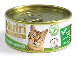 Nutri Feline Yetişkin Alabalık-Ton Balığı Yaş Kedi Maması 32x85 gr