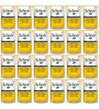 Schesir Yetişkin Tavuk-Ton Balığı Parça Etli Yaş Kedi Maması 24x100 gr