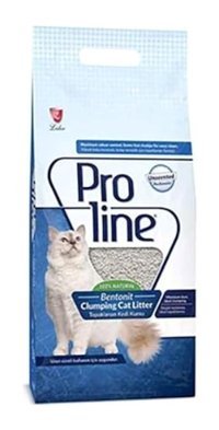 Pro Line Kokusuz Topaklanan İnce Taneli Bentonit Kedi Kumu 20 lt