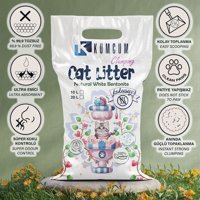 Kumcum Organik Topaklanan İnce Taneli Bentonit Kedi Kumu 20 lt